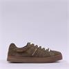 Base London Hopper Gumsole Trainer - Moss Suede